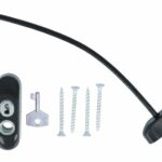 VEILIG Raam Beveiliging Afsluitbaar Zwart