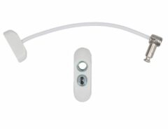 VEILIG Raam Beveiliging Afsluitbaar Wit