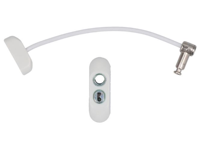 VEILIG Raam Beveiliging Afsluitbaar Wit