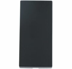 Blind Plaatje SQUARE LSQB32 rechthoekig mat zwart