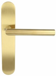 Deurklink op blind schild BASICS LBII-19P13SFC PVD mat goud