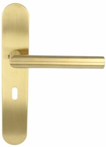 Deurklink op schild SL56 BASICS LBII-19P13N56 PVD mat goud