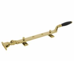 Raamuitzetter Ton met stelpen Messing Gelakt/Ebbenhout