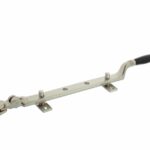 Raamuitzetter Ton met stelpen Nikkel Mat/Ebbenhout