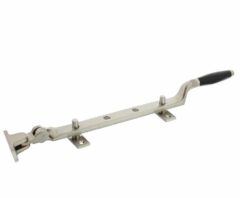 Raamuitzetter Ton met stelpen Nikkel Mat/Ebbenhout