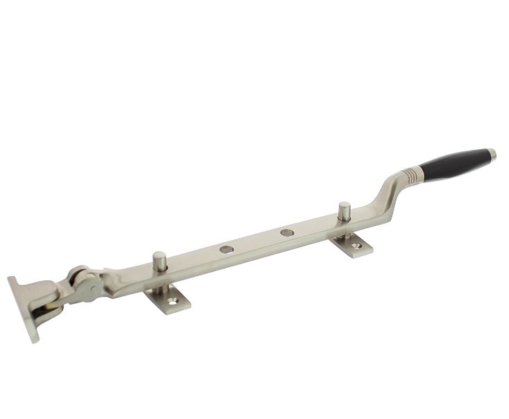 Raamuitzetter Ton met stelpen Nikkel Mat/Ebbenhout