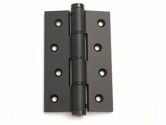 Deurveerscharnier enkel 120x80mm aluminium zwart