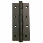 Deurveerscharnier enkel 180x30mm aluminium zwart