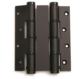 Deurveerscharnier dubbelwerkend 120x30 mm aluminium zwart