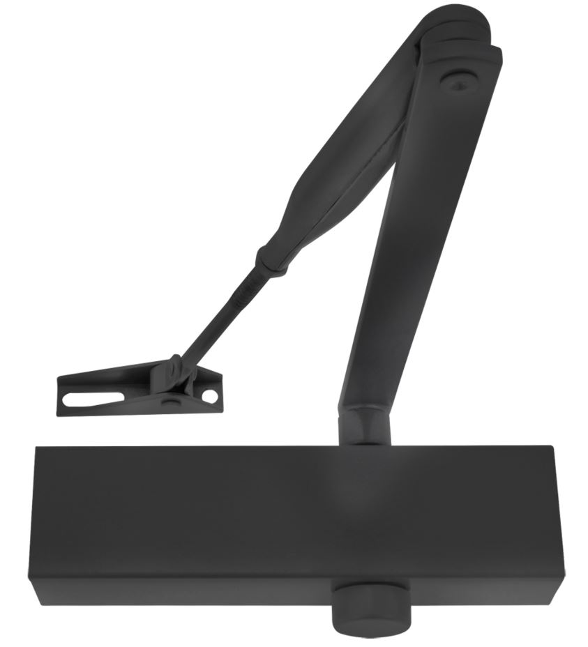 Starx Deurdranger 60 - 85 KG aluminium mat zwart