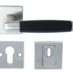 SKG3 Veiligheid Achterdeur Set Recht Combinatie RVS