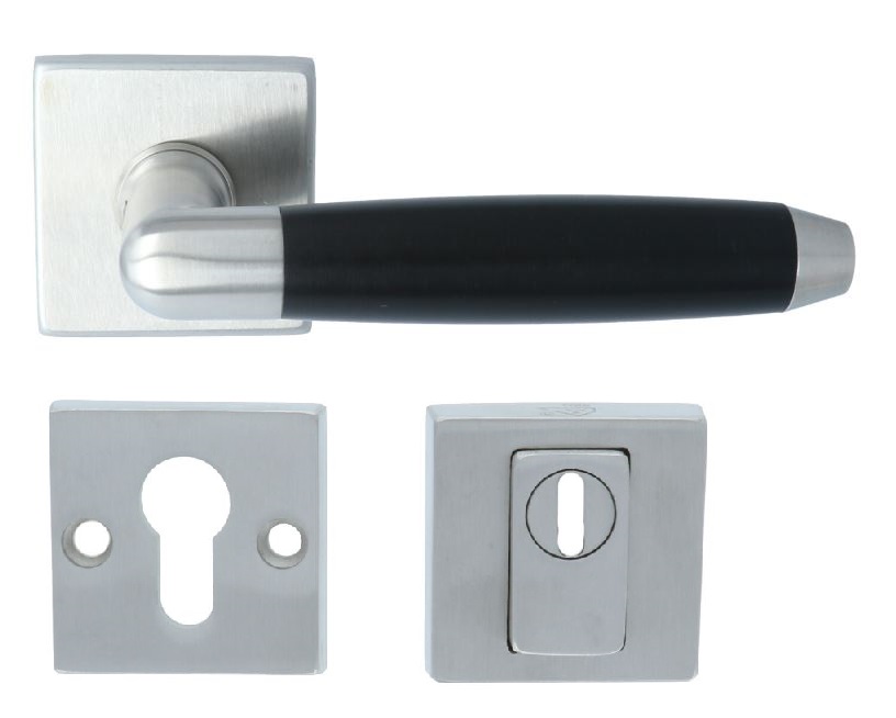 SKG3 Veiligheid Achterdeur Set Recht Combinatie RVS