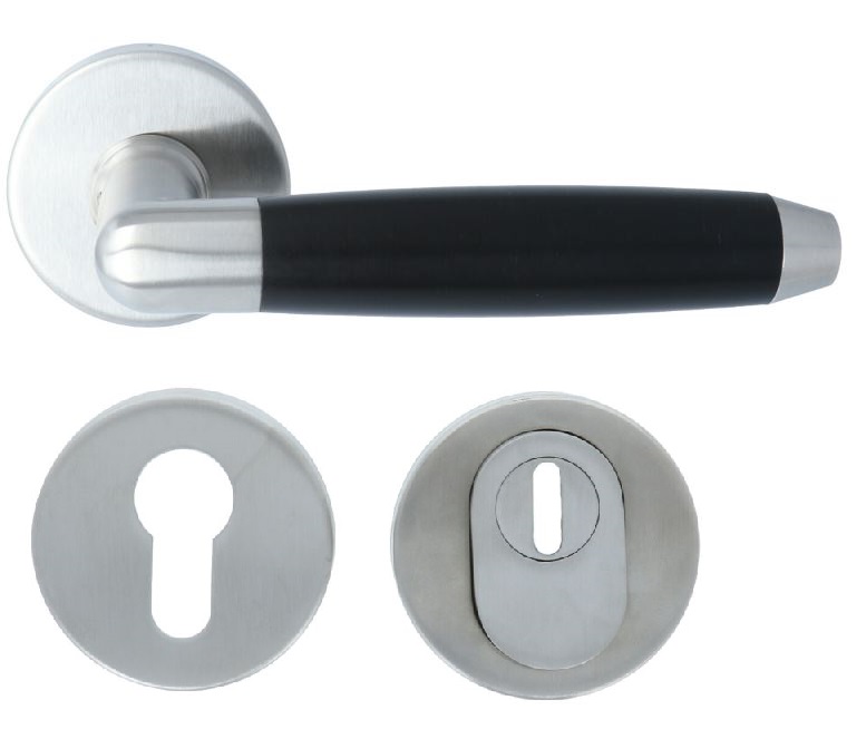 SKG3 Veiligheid Achterdeur Set Rond Combinatie RVS