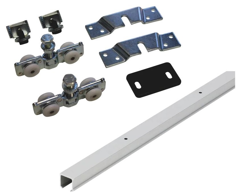 Schimos 40 binnenschuifdeurbeslag Wandmontage