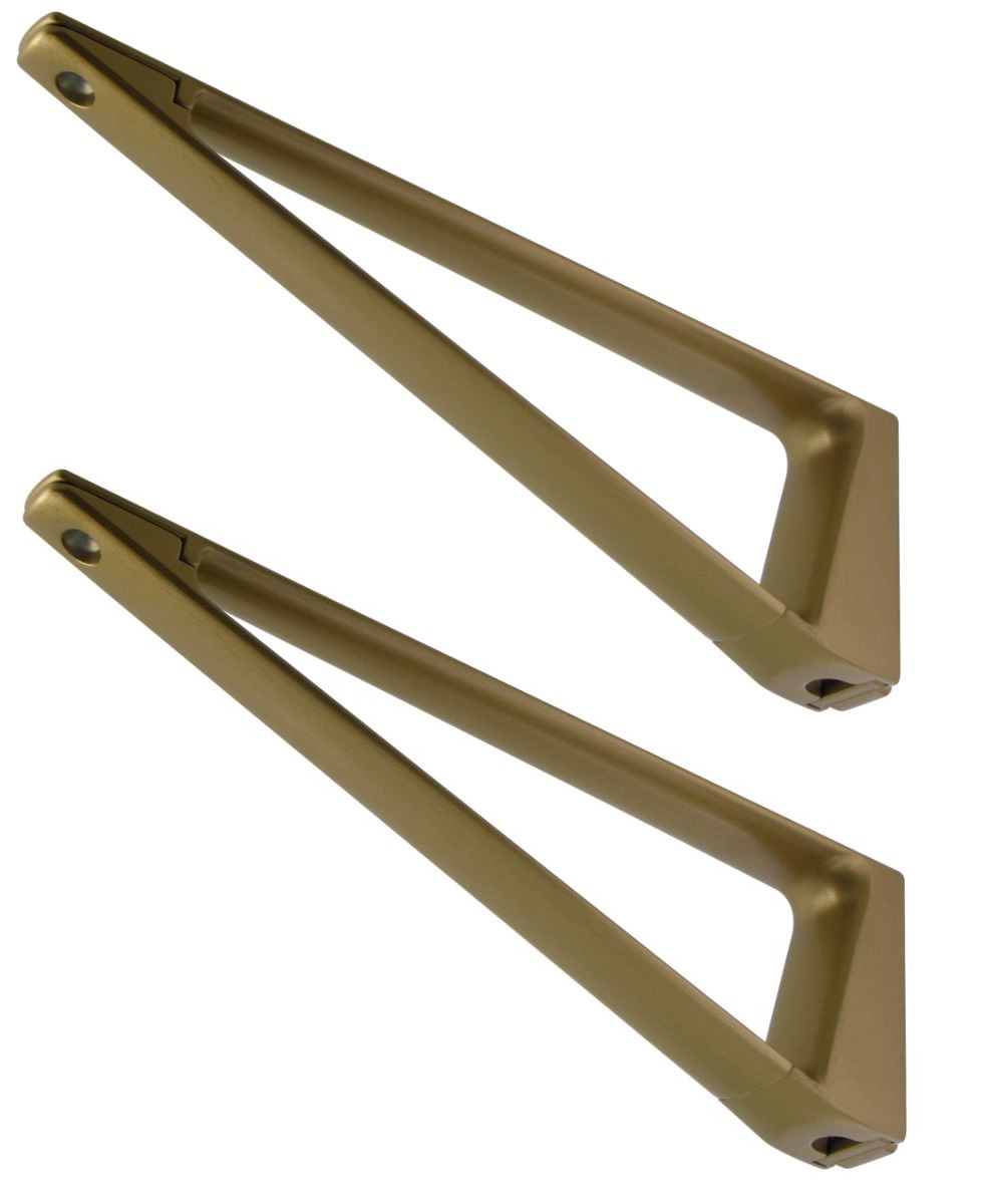 Set plankdragers 230 mm Verouderd Goud