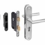 Starx Poortdeur set met RVS beslag en veiligheidsslot SKG*