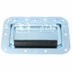 Inbouw Kistgreep met veer Staal verzinkt