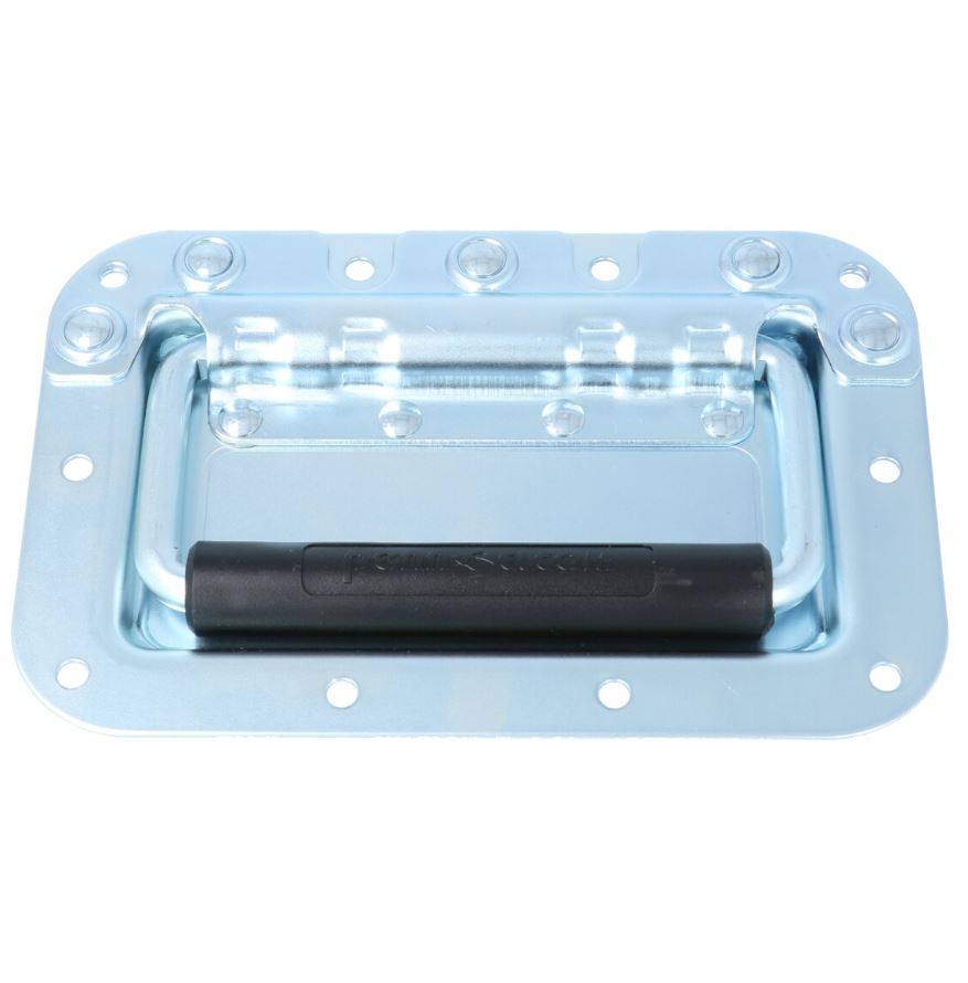 Inbouw Kistgreep met veer Staal verzinkt