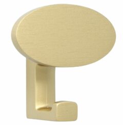 Haak ovaal verouderd goud