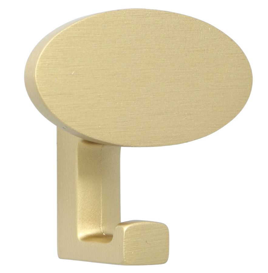 Haak ovaal verouderd goud