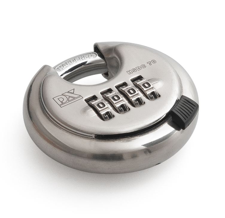 Discusslot DX met cijferslot Ø 70 mm