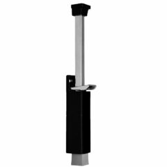 Deurvastzetter voetstift 32x272 mm Zwart