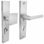 Veiligheidsbeslag Rechthoekig met kerntrek beveiliging greep/kruk SKG*** PC55 Aluminium F1