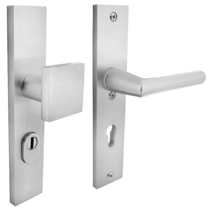 Veiligheidsbeslag Rechthoekig met kerntrek beveiliging greep/kruk SKG*** PC55 Aluminium F1