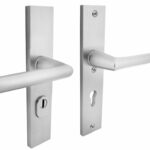 Veiligheidsbeslag Rechthoekig met kerntrek beveiliging kruk/kruk SKG*** PC72 Aluminium F1