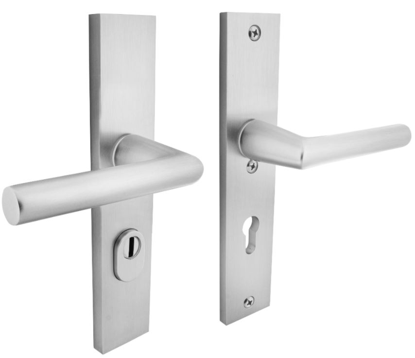 Veiligheidsbeslag Rechthoekig met kerntrek beveiliging kruk/kruk SKG*** PC55 Aluminium F1