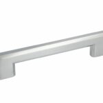 Greep recht 157 x 30 x 128 mm mat nikkel