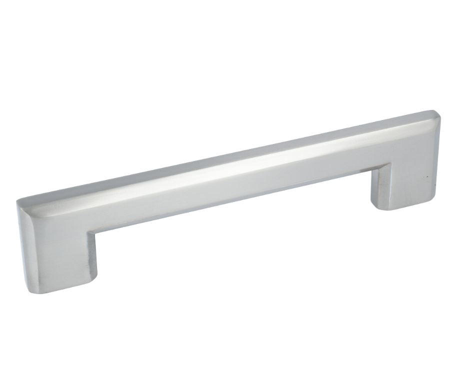 Greep recht 157 x 30 x 128 mm mat nikkel