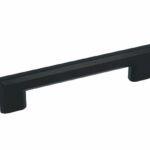 Greep recht 157 x 30 x 128 mm zwart