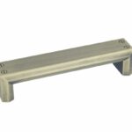 Greep recht 141 x 30 x 128 mm brons antiek