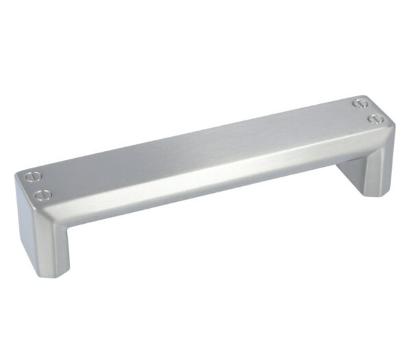 Greep recht 141 x 30 x 128 mm mat nikkel