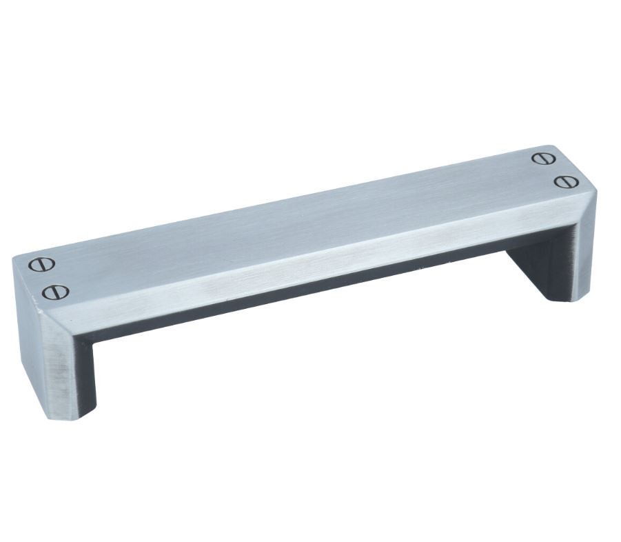 Greep recht 141 x 30 x 128 mm zilvergrijs schaduw