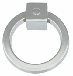 Ringgreep vast 60 mm mat nikkel