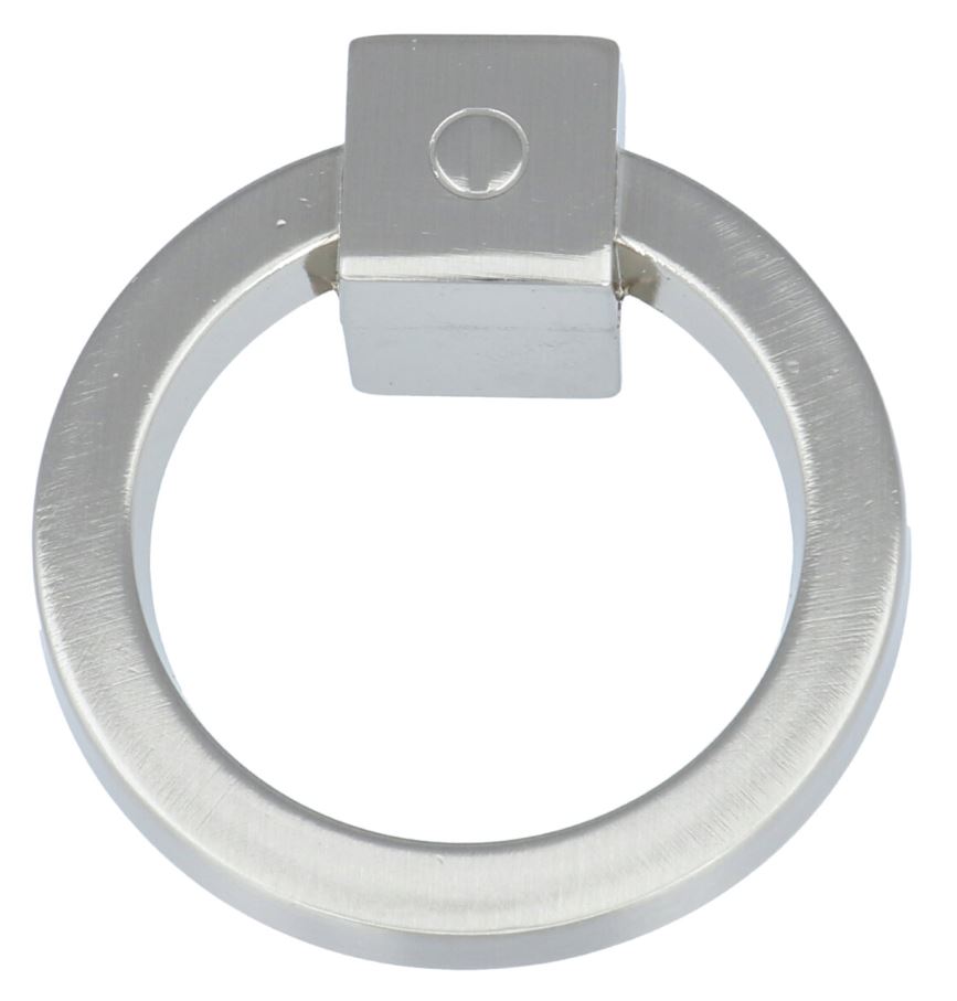 Ringgreep vast 60 mm mat nikkel