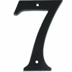 Huisnummer 7 IJzer Zwart 100 mm