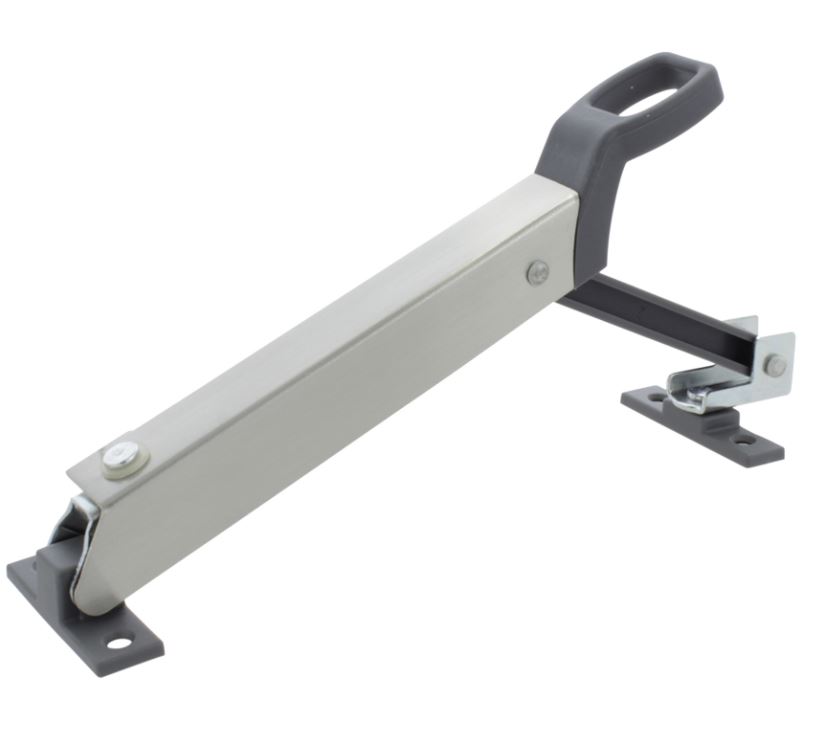 Starx uitzetter buitendraaiend wegdraaibaar aluminium/RVS-look