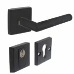 Intersteel SKG3 Veiligheid Achterdeur Set Vierkant Zwart