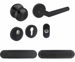Intersteel Voordeurset SKG3 Ronde uitvoering Zwart