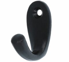 Kapstokhaakje ijzer zwart 42 mm