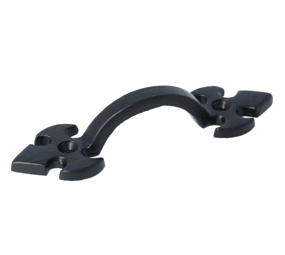 Booggreepje Bewerkt 106 mm IJzer Zwart