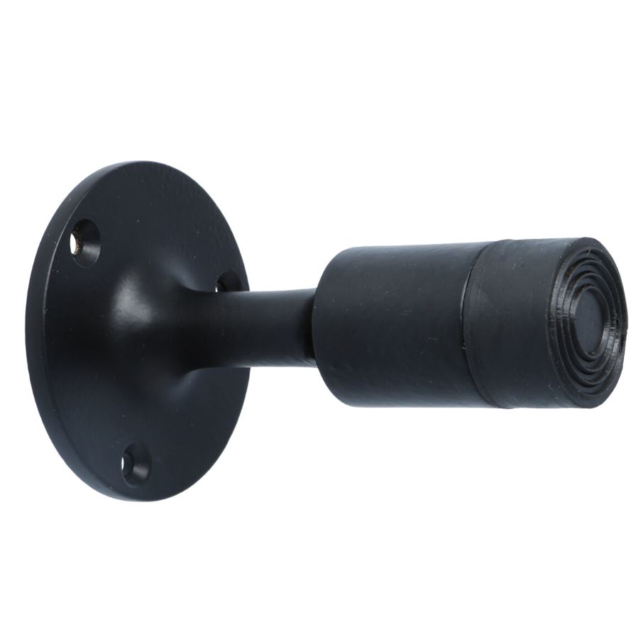 Deurstop Recht Model IJzer Zwart