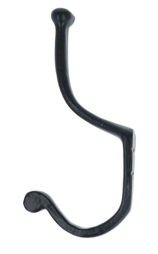 Kapstokhaak IJzer zwart 115 mm - Afbeelding 3