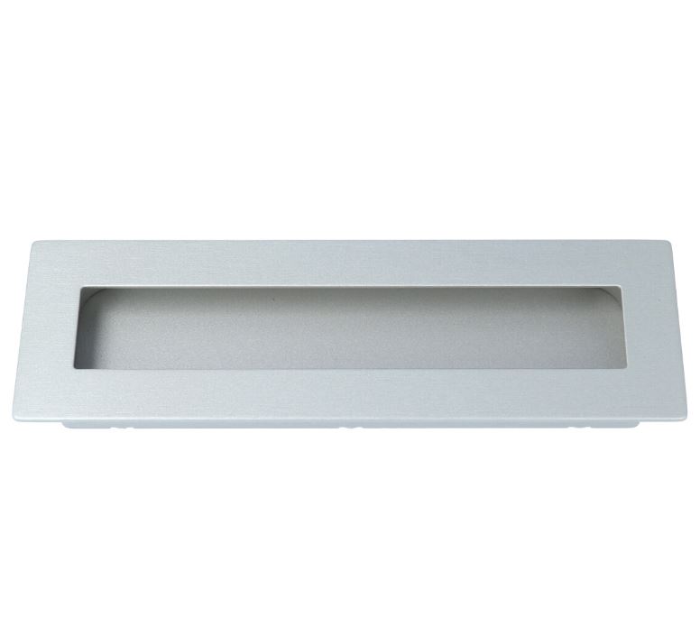 Schuifdeurkom 175 x 55 x 14,5 mm rvs-look