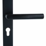 Deurkruk London op schild PC55 Zwart