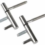 Starx inboorpaumelle voor stalen kozijnen vernikkeld 70 x 12 mm