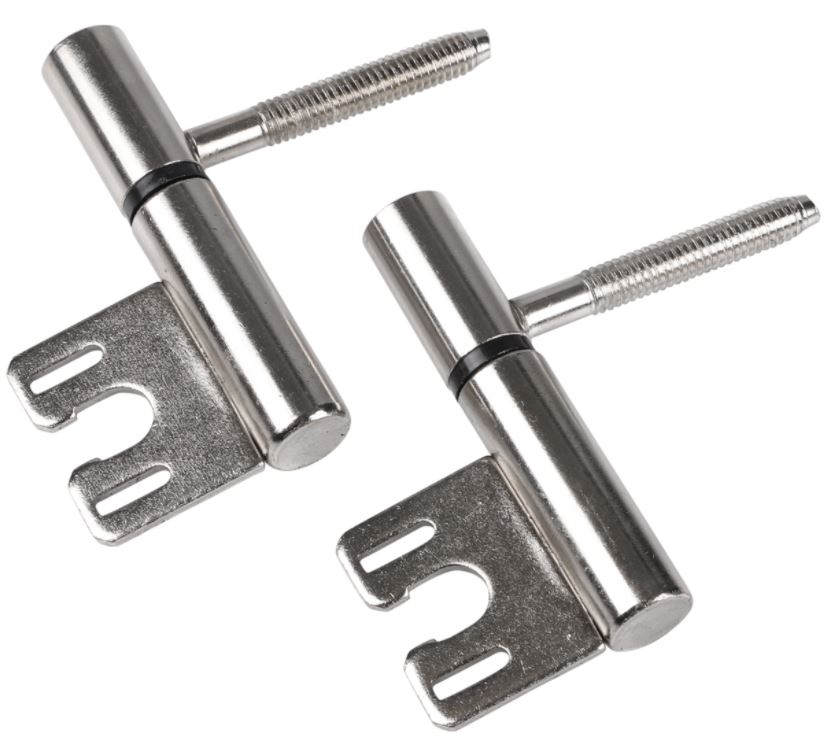 Starx insteekpaumelle voor Hörmann kozijn, vernikkeld 74.5 x 14 mm